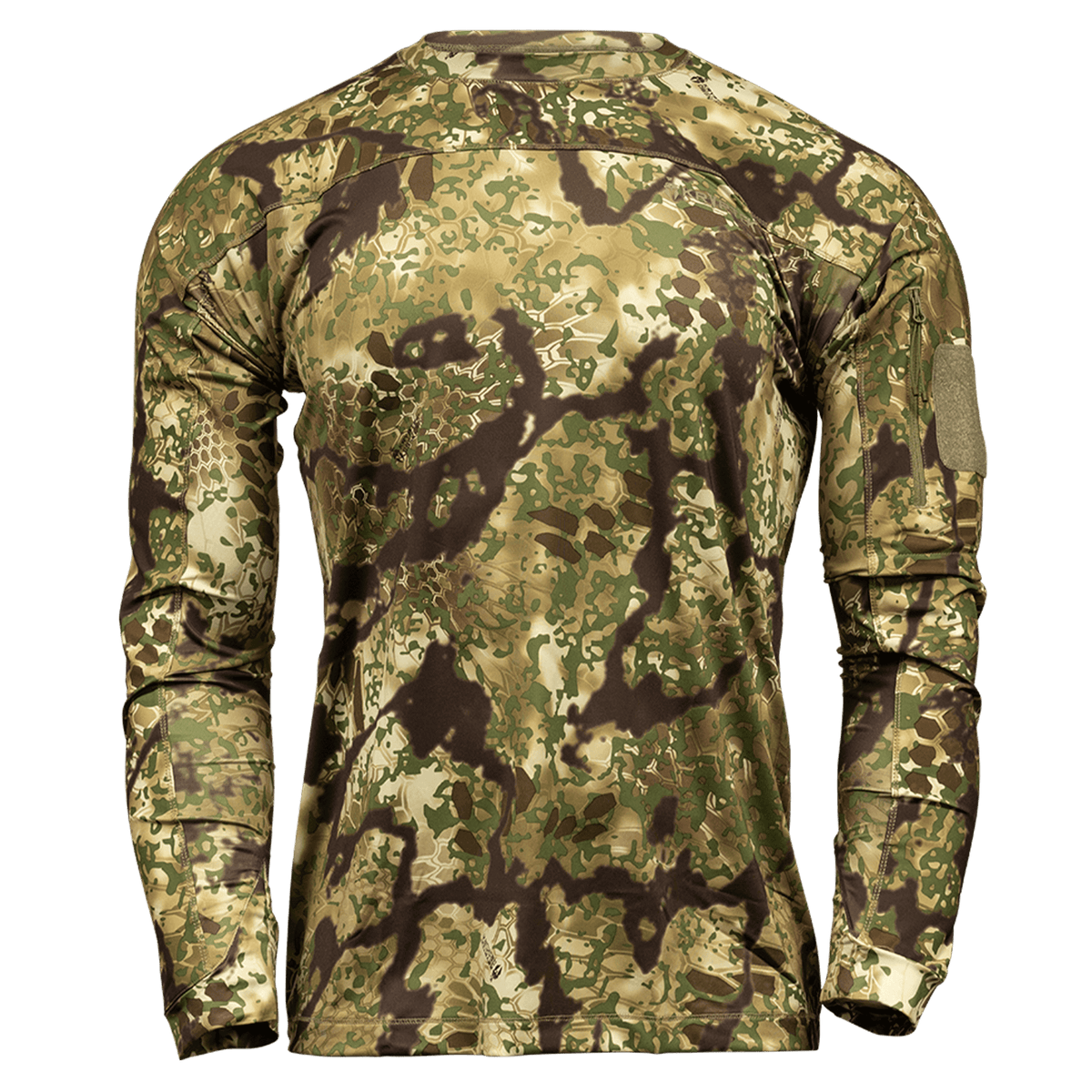 Kryptek Valhalla 2 LS ジップ - 長袖迷彩ハンティング Valhalla Long Sleeve Zip – Kryptek Cooling™ Camo Performance