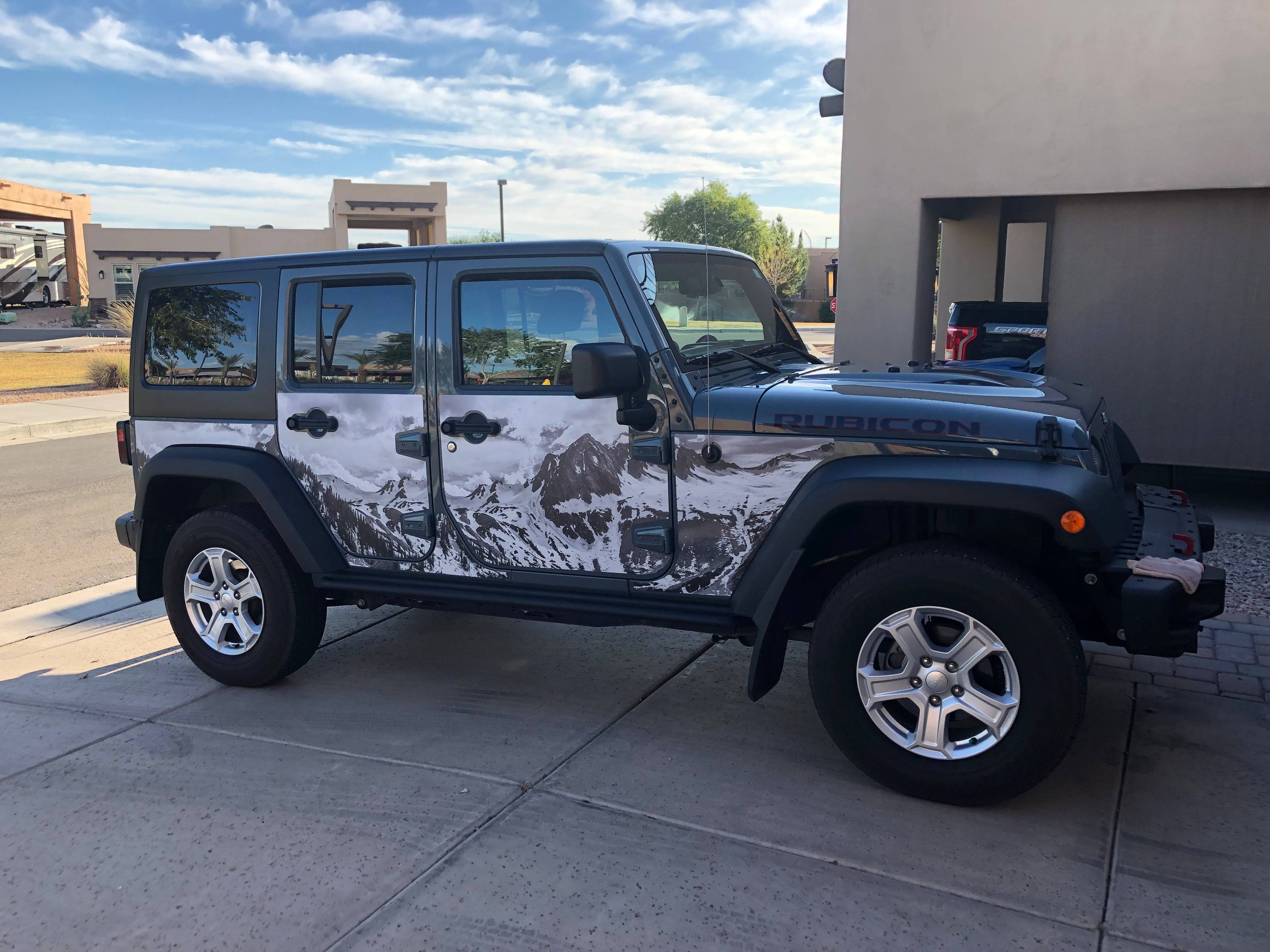 Wrangler JKU Removable Trail Armor