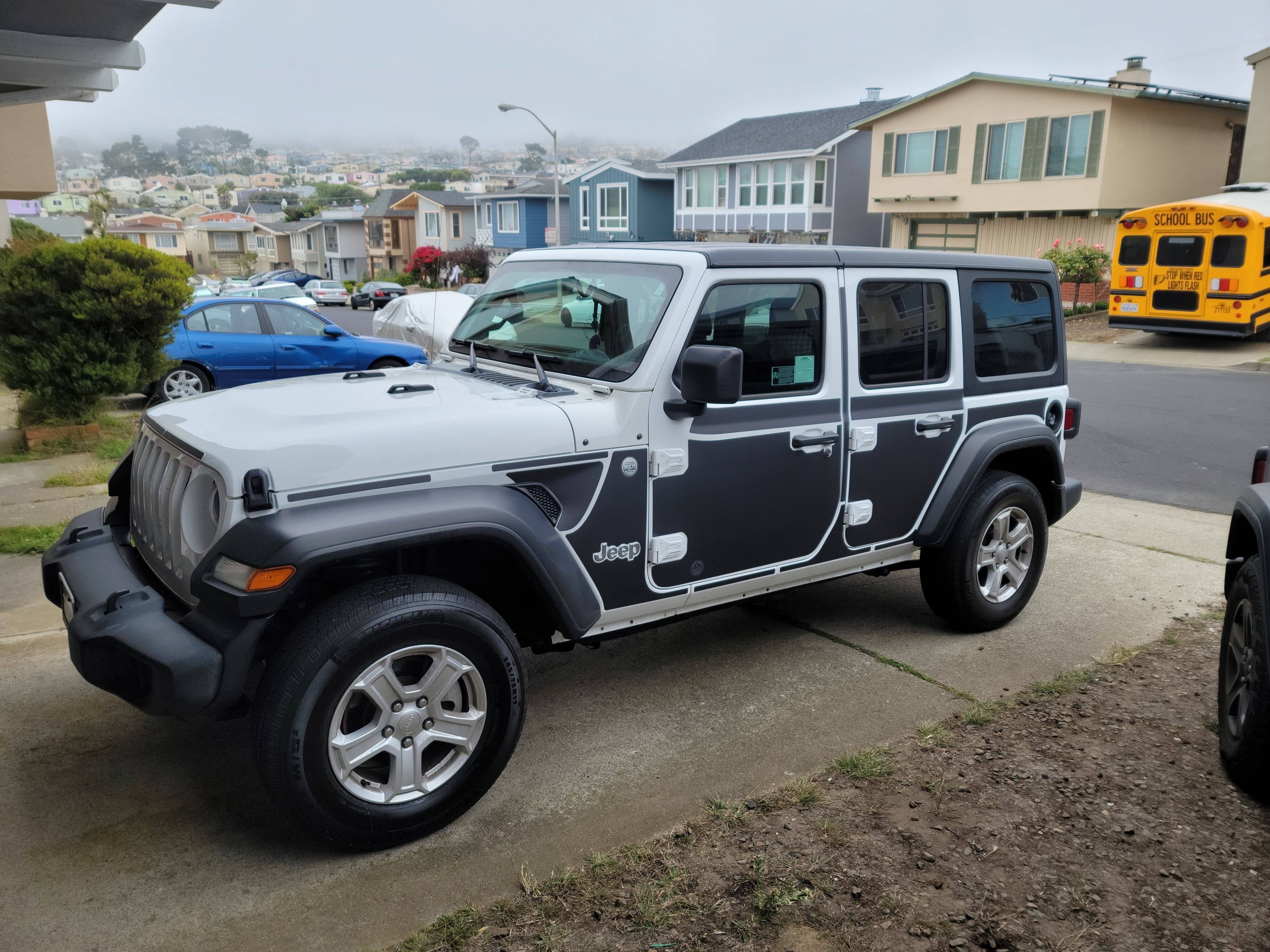 Wrangler JLU Removable Trail Armor