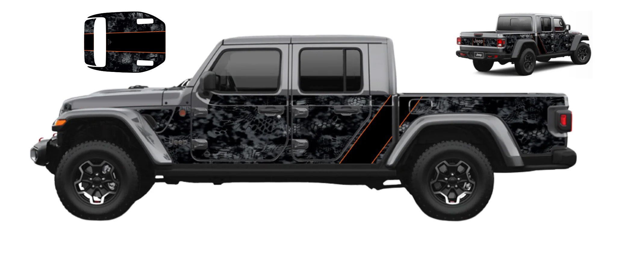 Gladiator JT Kryptek Typhon Limited Edition Removable Trail Armor