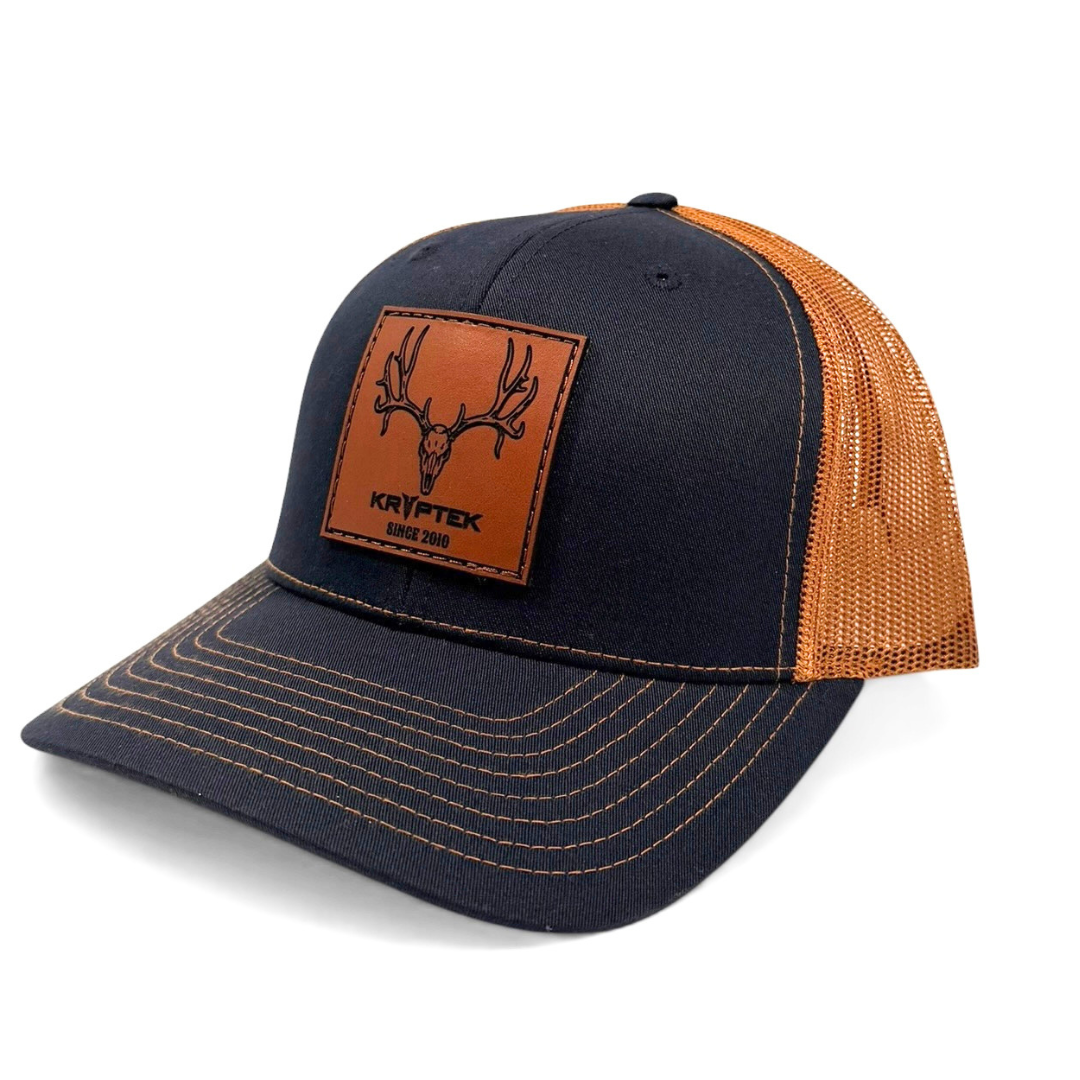 Kryptek Elk Patch Hat – Richardson 112 Trucker (Black / Brown)