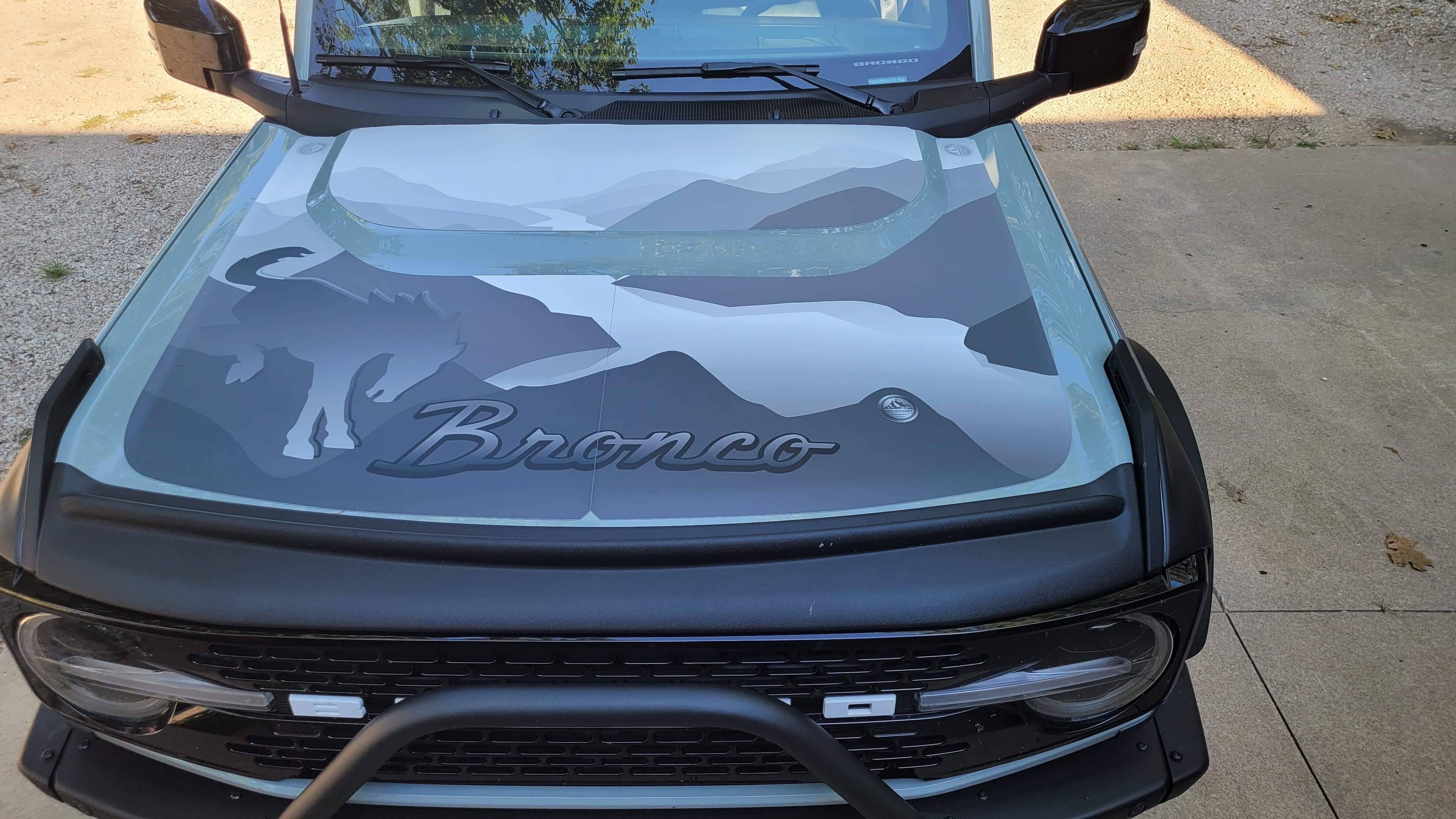 Bronco Paint Protection Vinyl PPV: Bronco Hood
