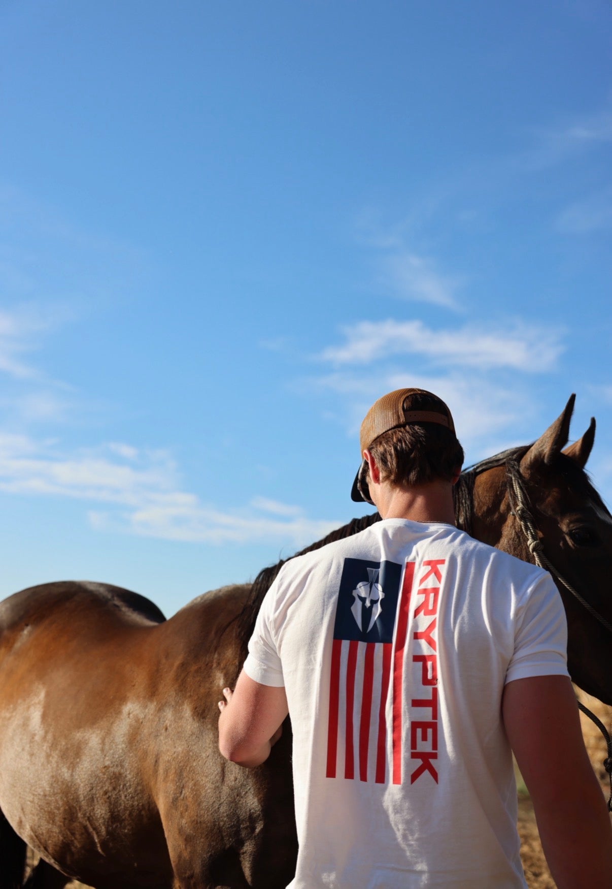 PREORDER-Kryptek Patriot Flag Tee White