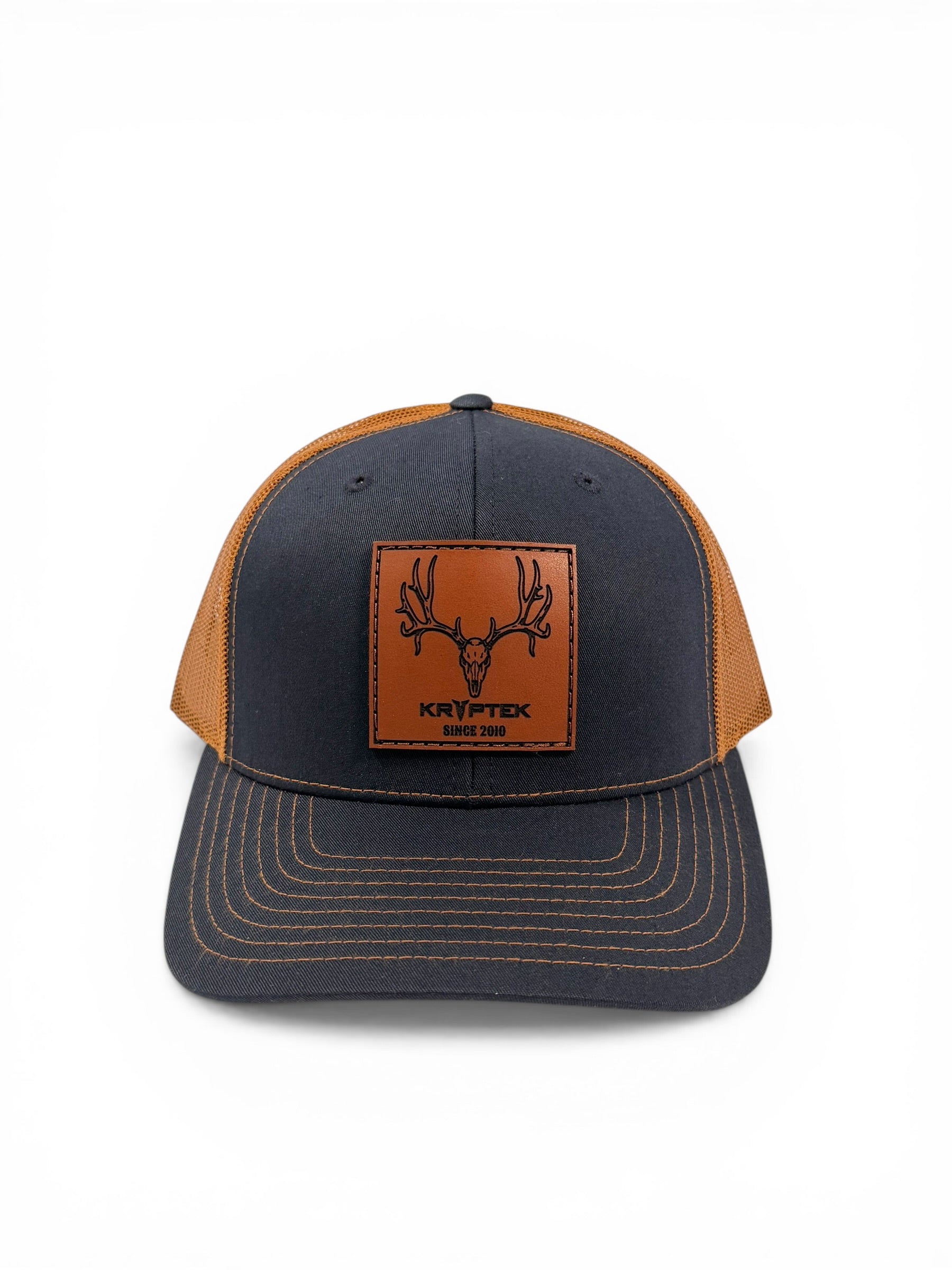 Kryptek Elk Patch Hat – Richardson 112 Trucker (Black / Brown)