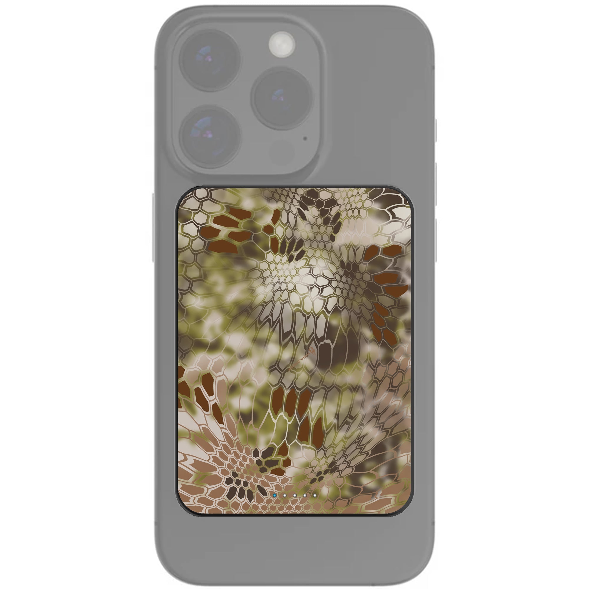 Kryptek Officially Licensed Limited Edition Custom-Printed 5,000mAh MagSafe Magnetic Powerbank & Wireless Battery Charger