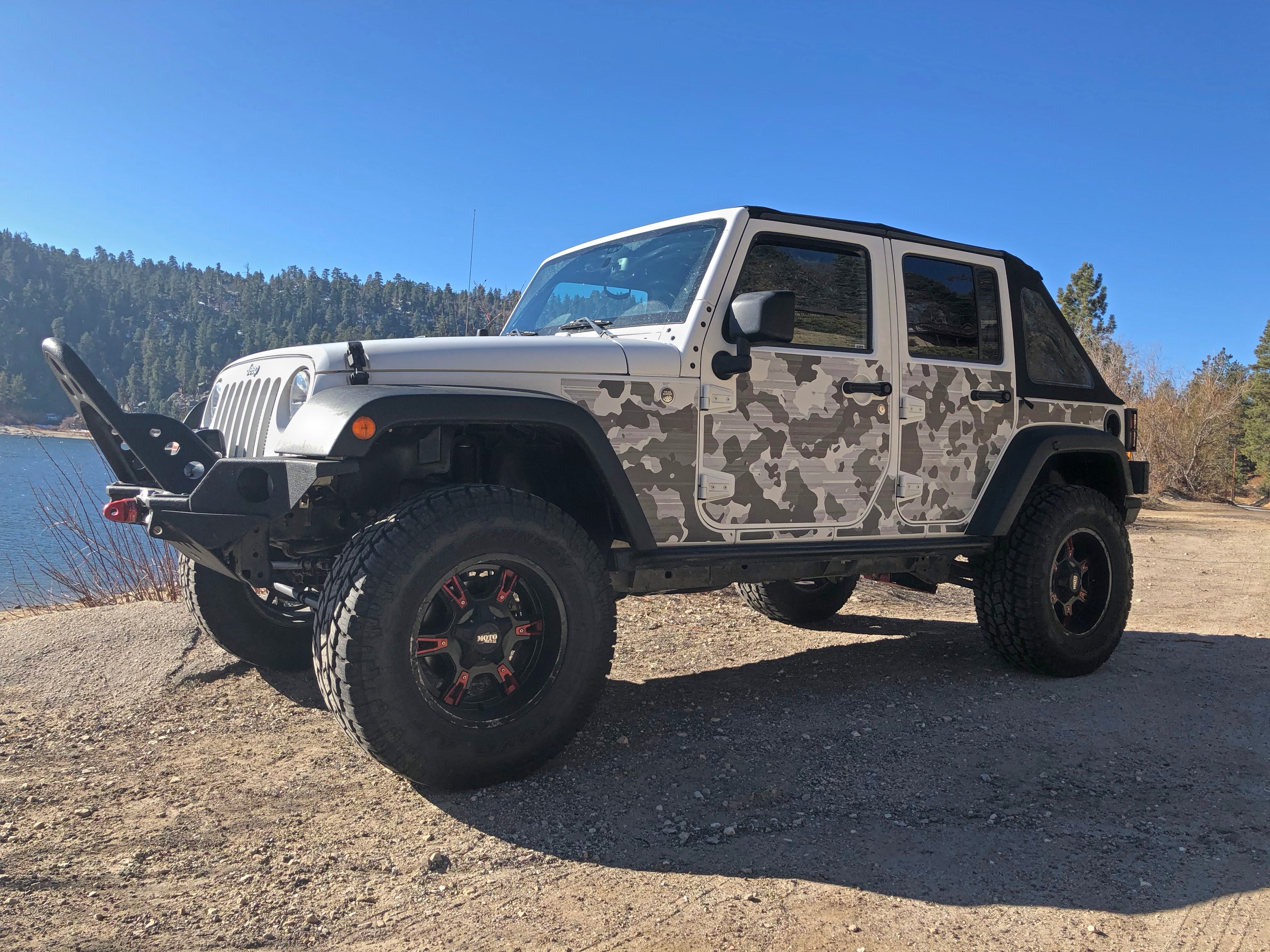 Wrangler JKU Removable Trail Armor