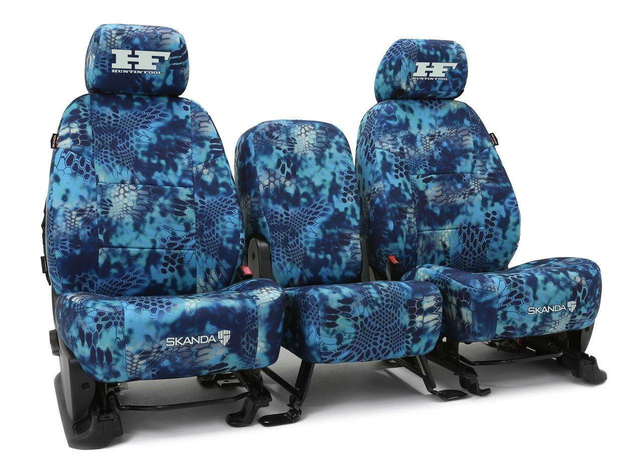 Huntin' Fool Logo Neosupreme Solid - Kryptek Custom Seat Cover - Kryptek