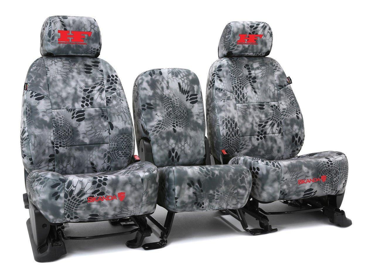 Huntin' Fool Logo Neosupreme Solid - Kryptek Custom Seat Cover - Kryptek
