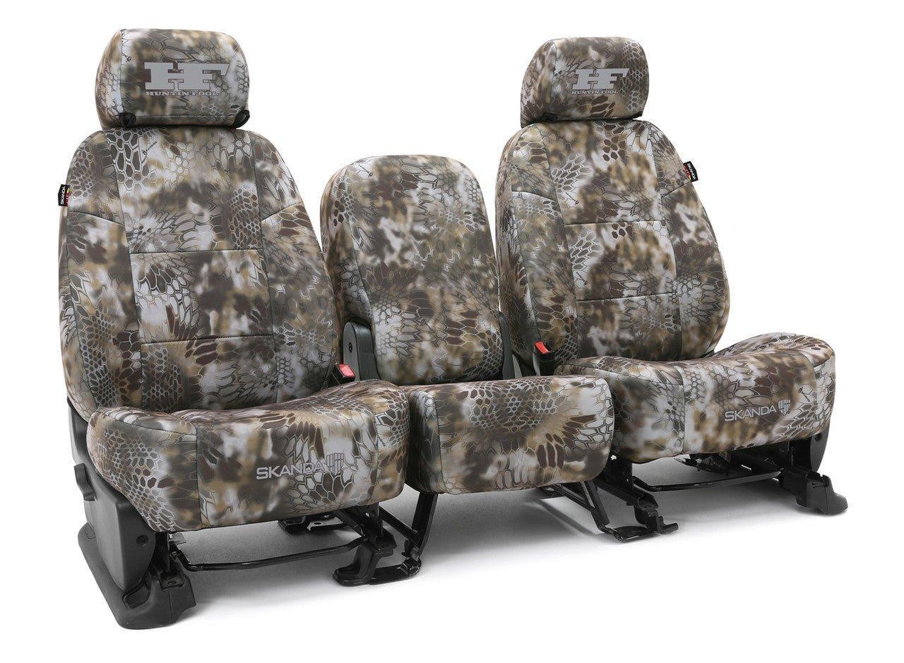 Huntin' Fool Logo Neosupreme Solid - Kryptek Custom Seat Cover - Kryptek
