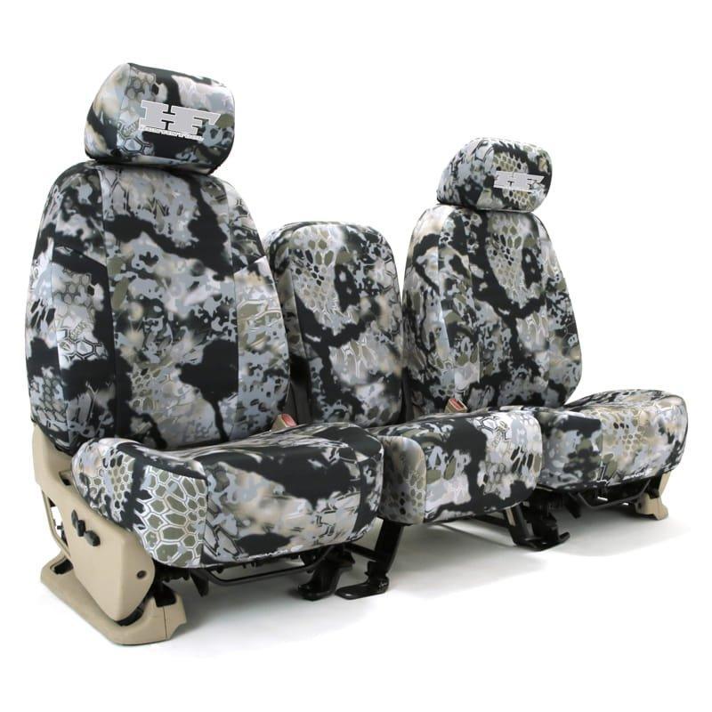 Huntin' Fool Logo Neosupreme Solid - Kryptek Custom Seat Cover - Kryptek