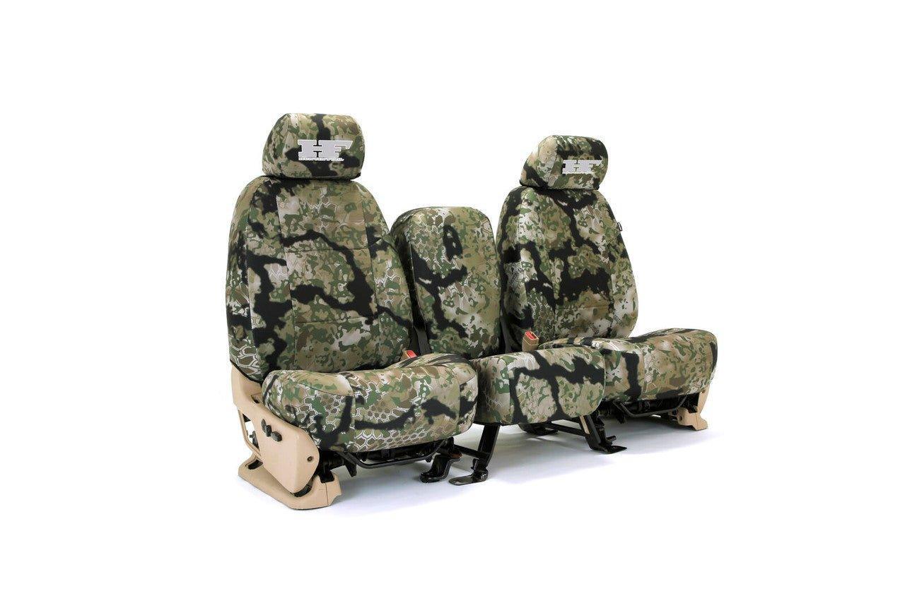 Huntin' Fool Logo Neosupreme Solid - Kryptek Custom Seat Cover - Kryptek