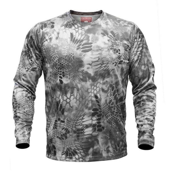 Chemise Technique KRYPTEK Hyperion - Manches Longues, Camouflage Wraith - Pour Pêche Et Outdoor