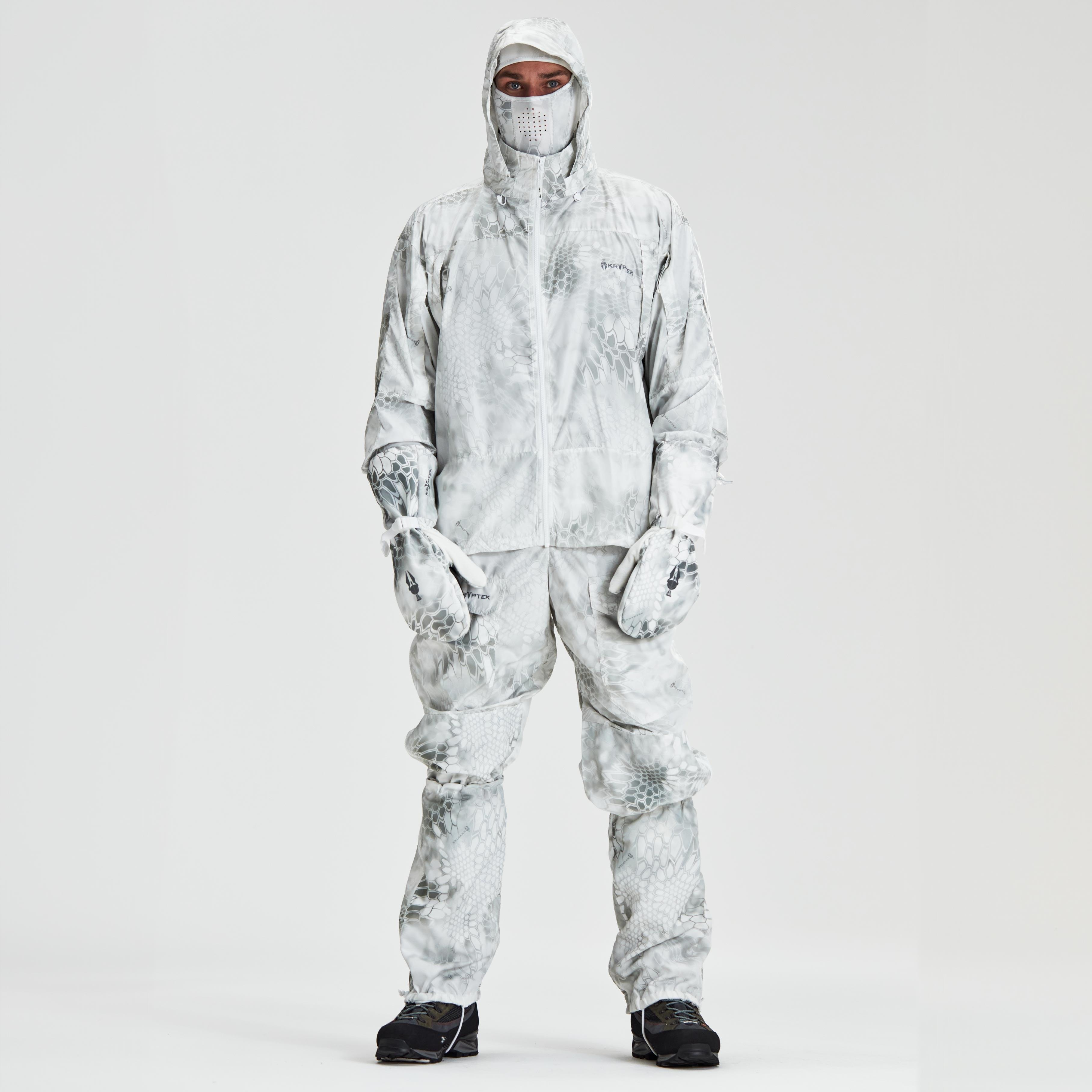 Kryptek Wraith Overwhites | Snow Camouflage Jacket, Pant & Gaiter