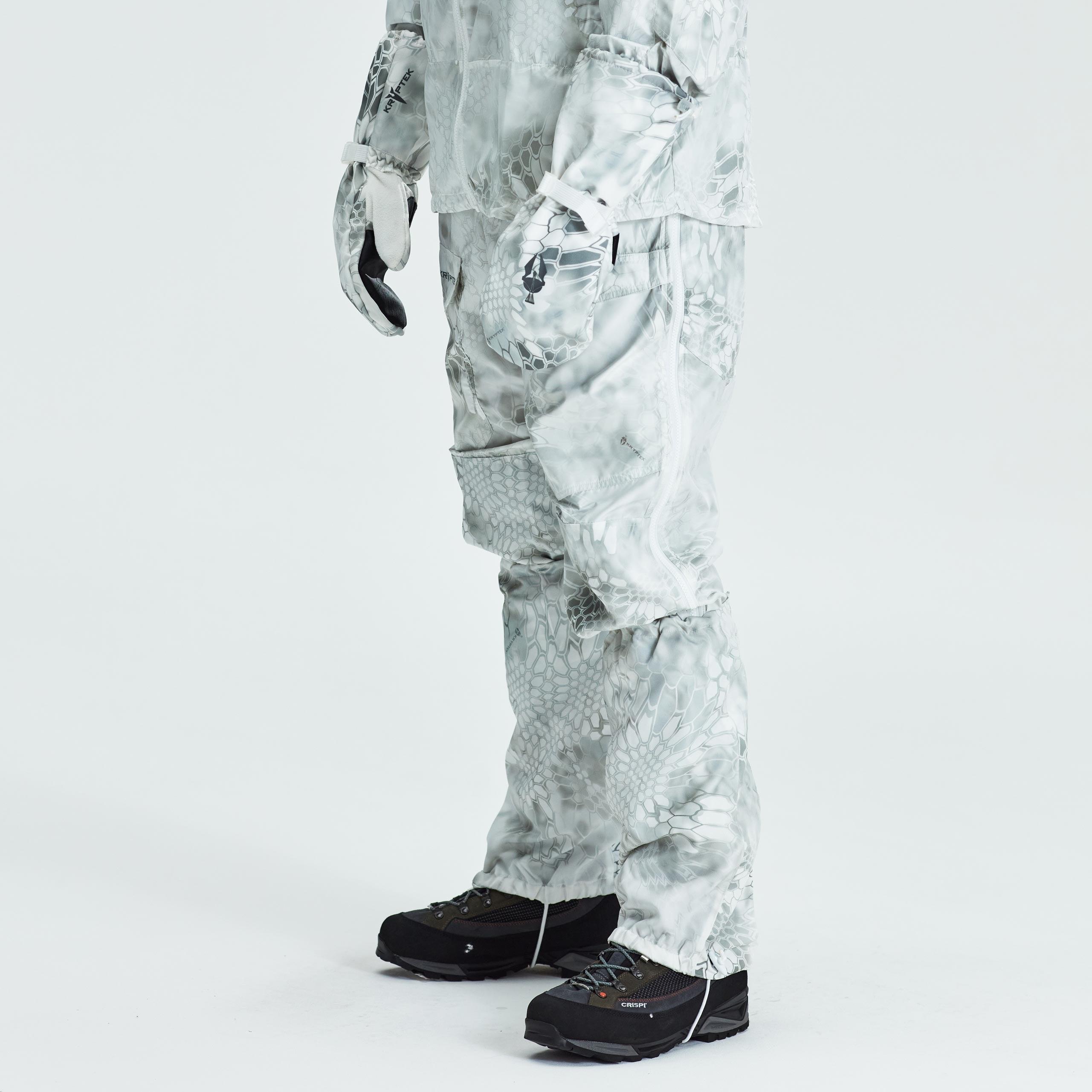 Kryptek Wraith Overwhites | Snow Camouflage Jacket, Pant & Gaiter