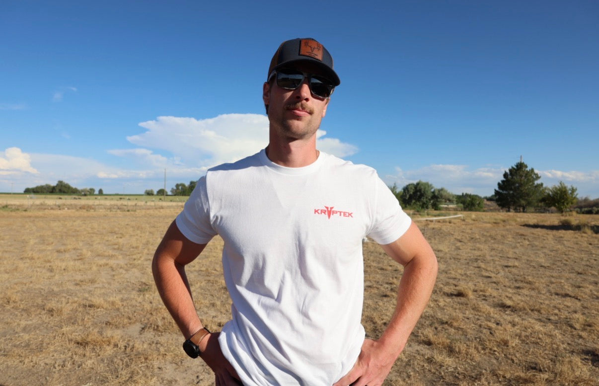 PREORDER-Kryptek America 250th Spartan Shield Shirt Tee White