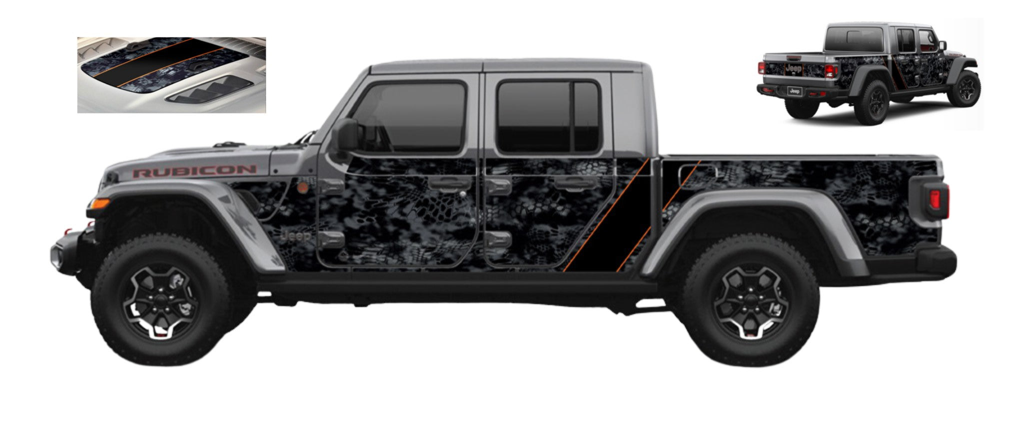 Gladiator JT Kryptek Typhon Limited Edition Removable Trail Armor