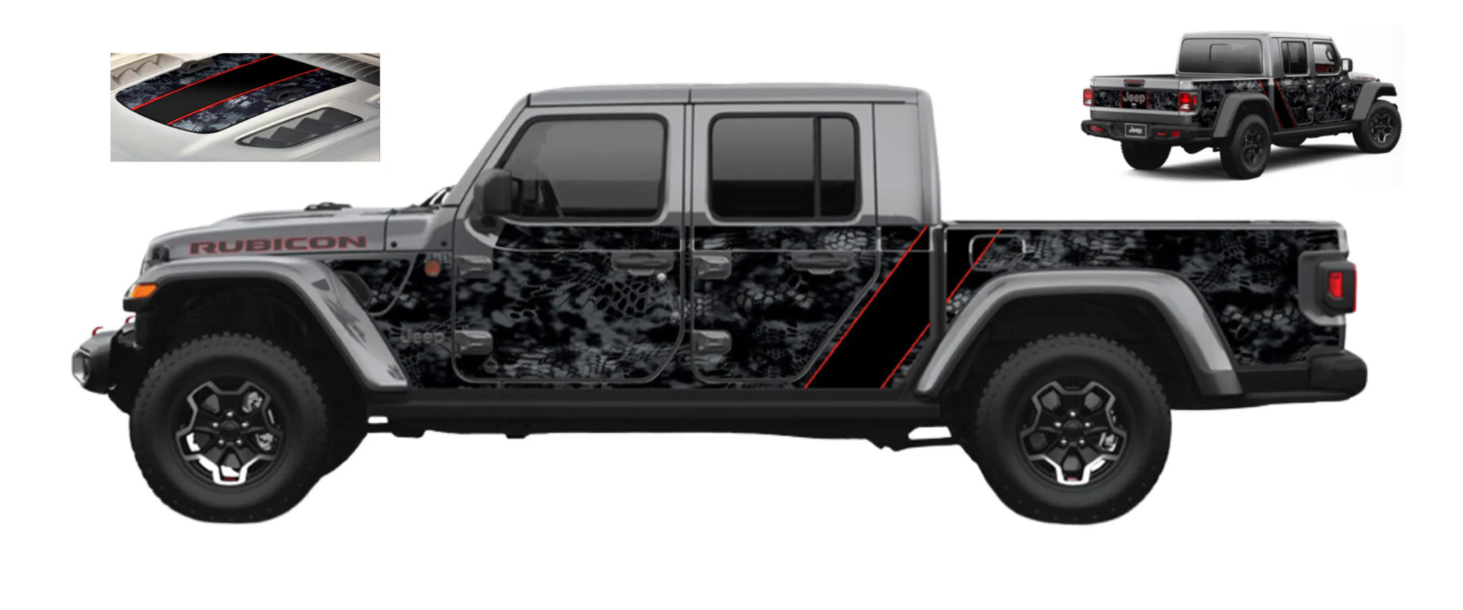 Gladiator JT Kryptek Typhon Limited Edition Removable Trail Armor