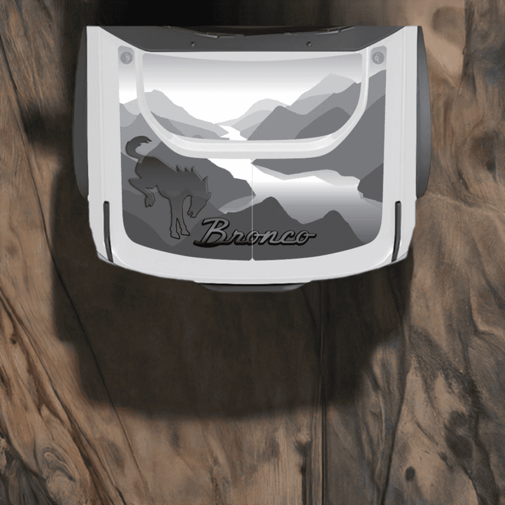 Bronco Paint Protection Vinyl PPV: Bronco Hood