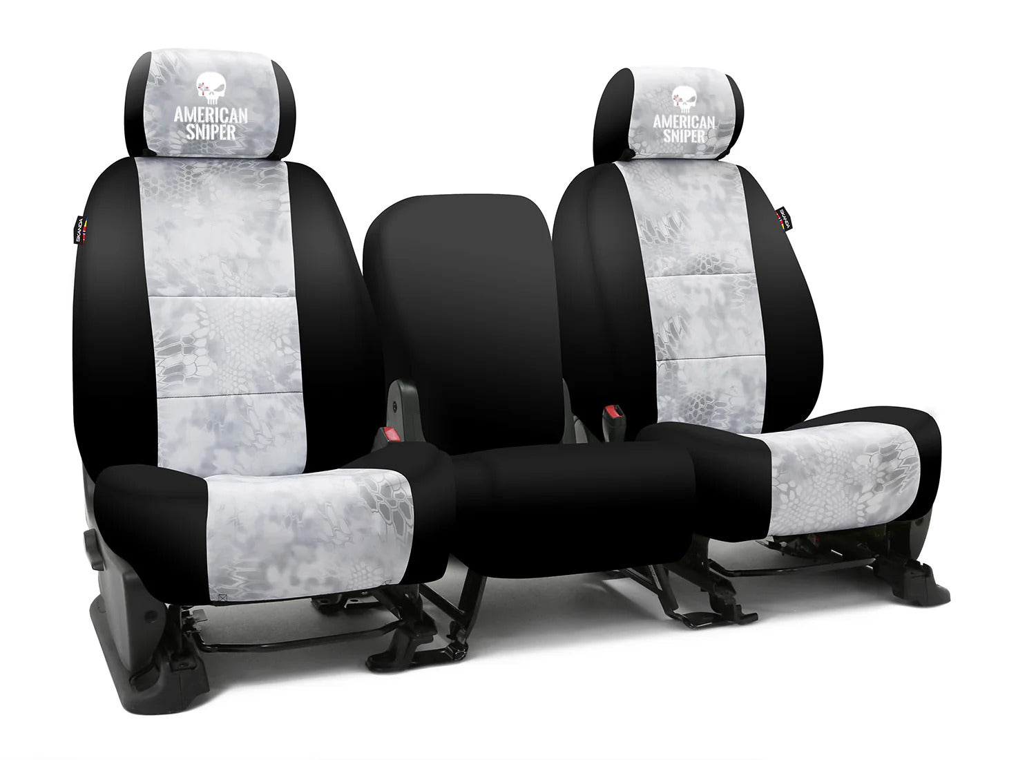 Custom Seat Cover Neosupreme Kryptek American Sniper Black Sides
