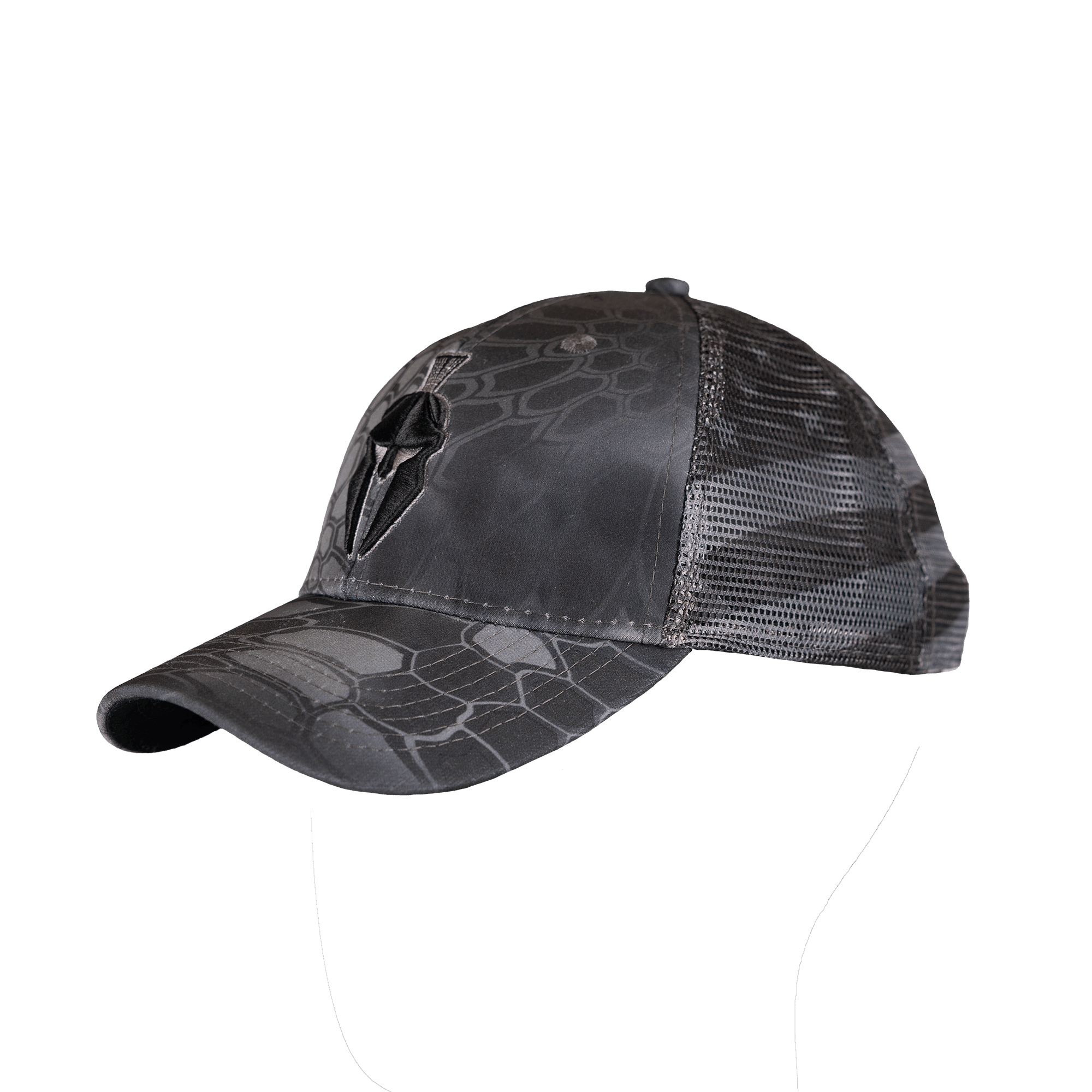 FLAG TRUCKER HAT TYPHON/GREY OS - Kryptek