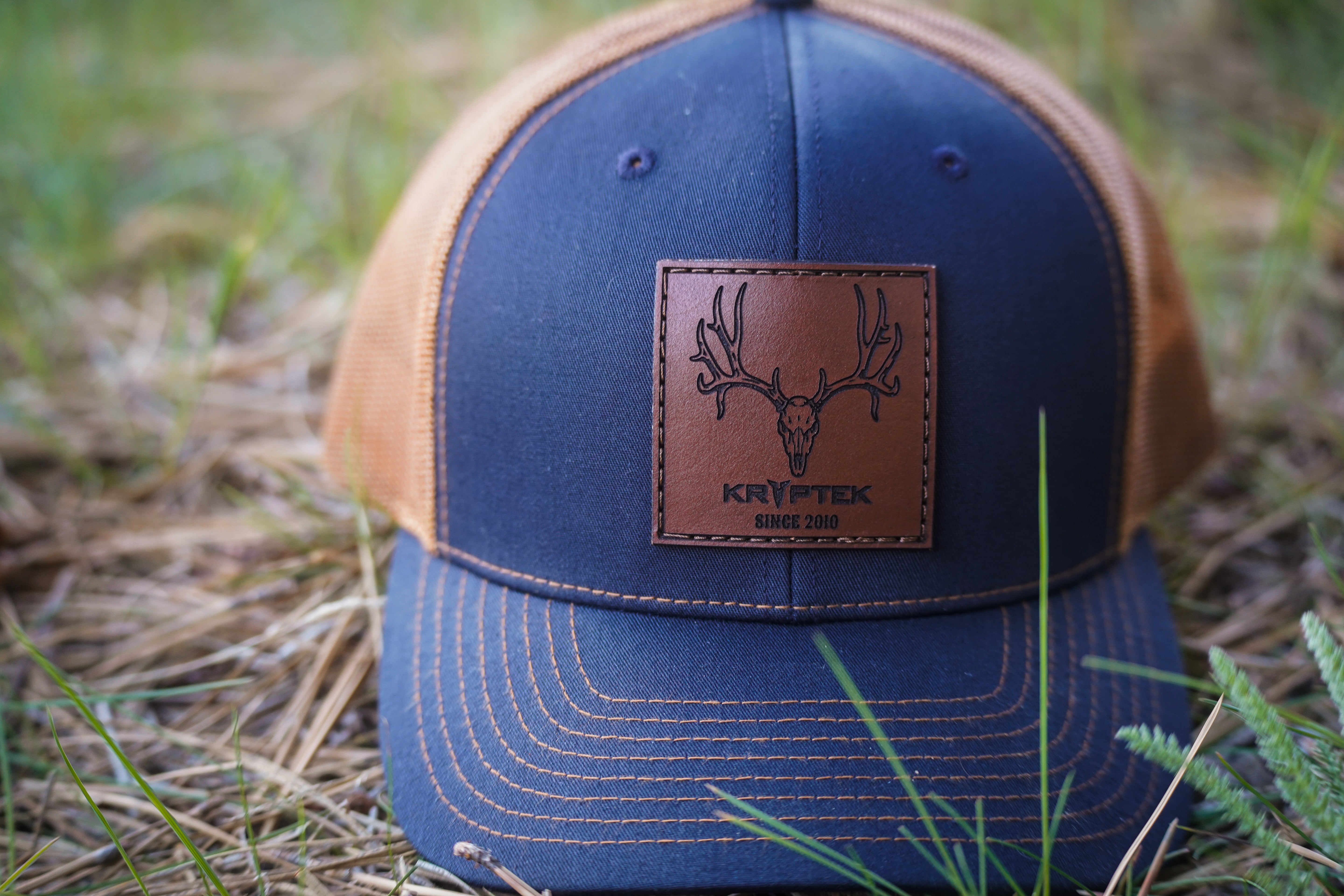 Kryptek Elk Patch Hat – Richardson 112 Trucker (Black / Brown)