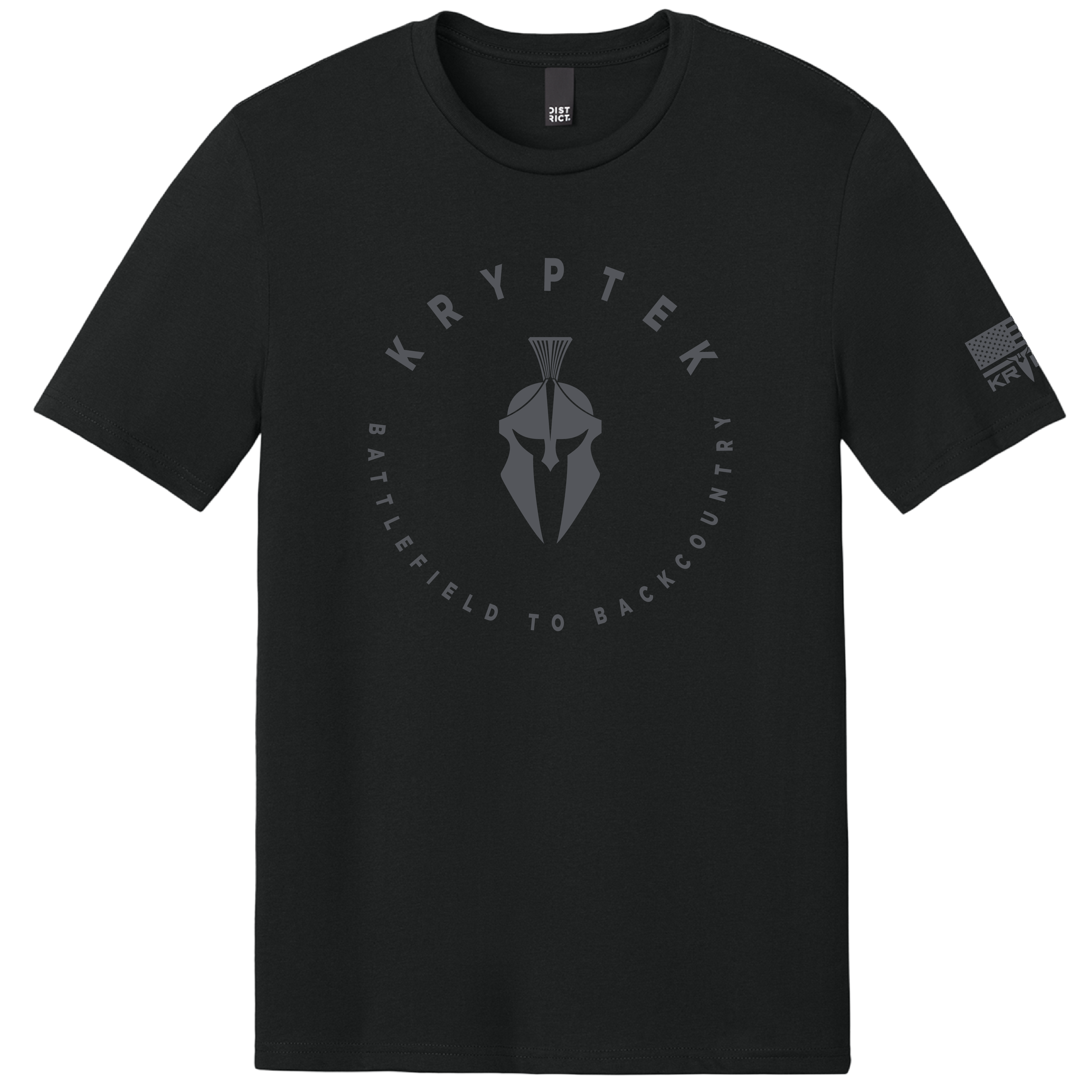 Kryptek Circle Logo T-Shirt – Battlefield to Backcountry Graphic Tee (Black)