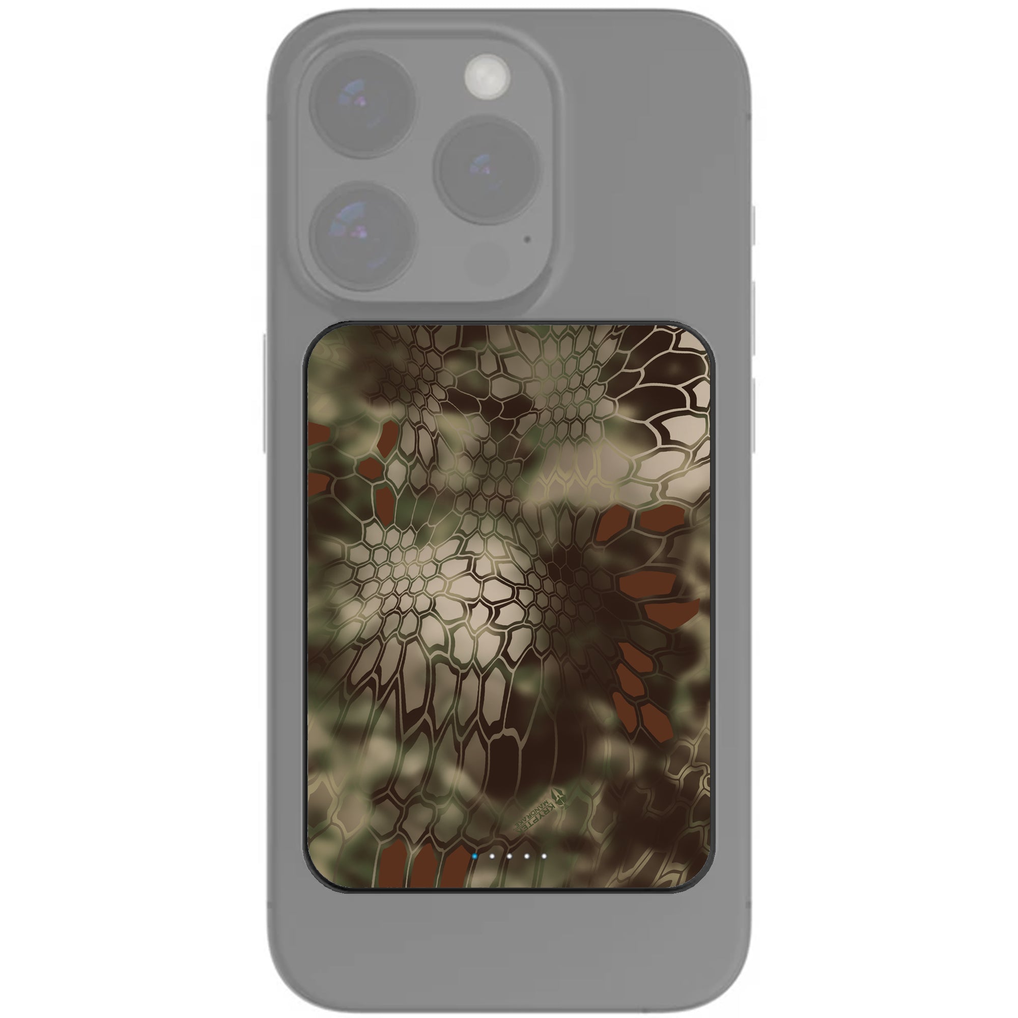 Kryptek Officially Licensed Limited Edition Custom-Printed 5,000mAh MagSafe Magnetic Powerbank & Wireless Battery Charger