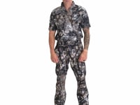 Detail of durable construction and airflow paneling on Dallol Shirt