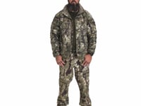 Kryptek Cirius Down Jacket in Highlander camouflage front view