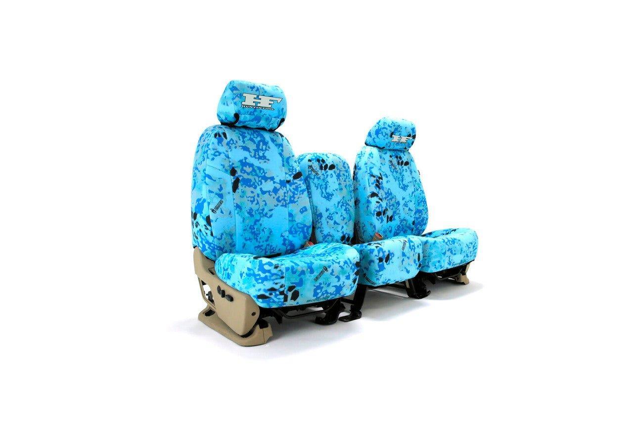 Huntin' Fool Logo Neosupreme Solid - Kryptek Custom Seat Cover - Kryptek