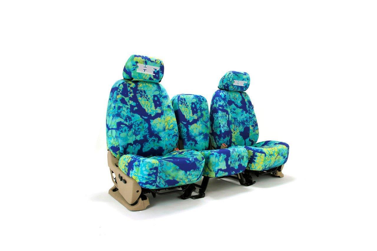 Huntin' Fool Logo Neosupreme Solid - Kryptek Custom Seat Cover - Kryptek