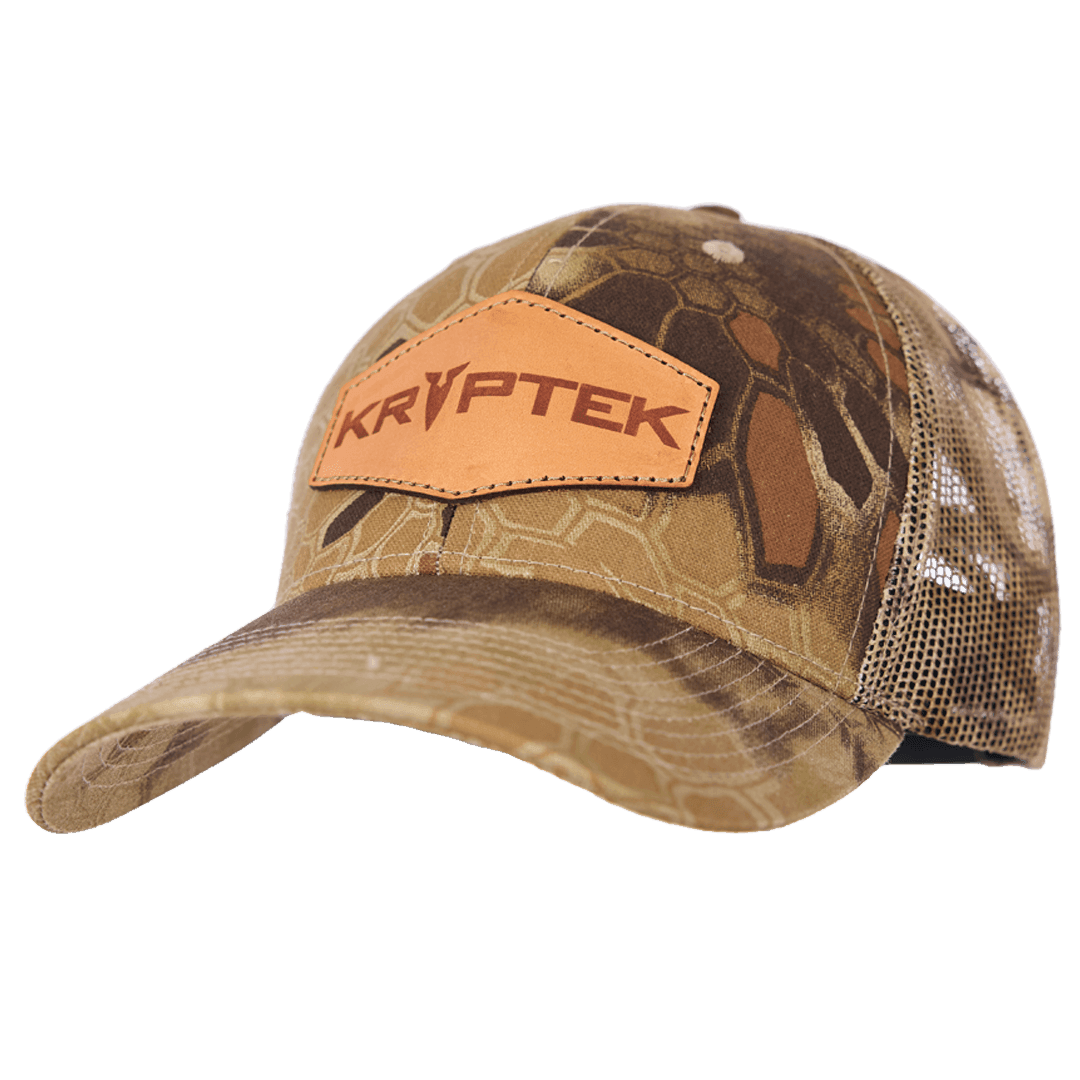 Leather Patch Hat - Kryptek